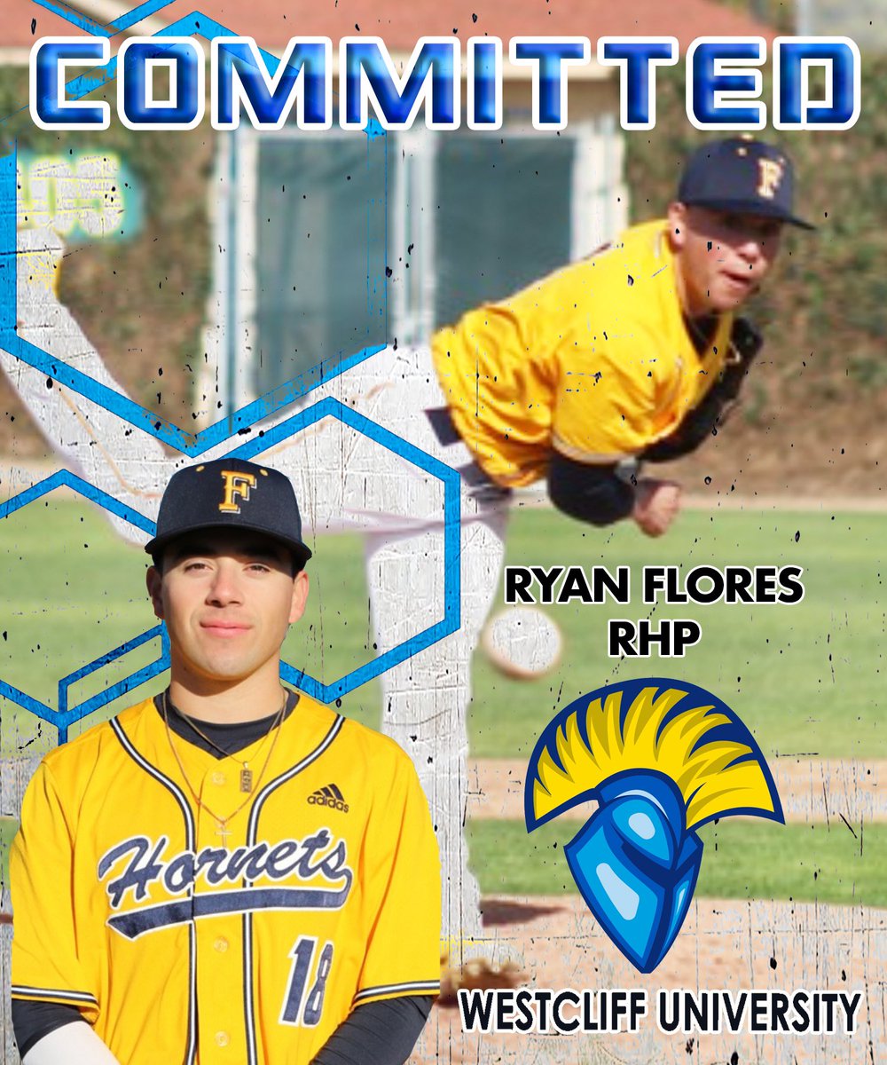 Another Hornet moving on! Congrats to Ryan Flores on his commitment to Westcliff University. @ryanxflores