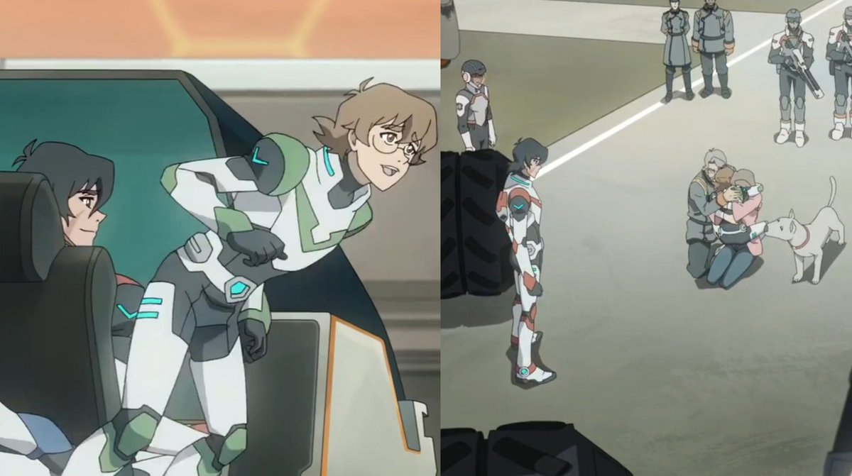 trivojol's tweet photo. #angsttime
Keith hugged his wolf close after watching the others get welcomed home by their beloved families, throw themselves in their warm hugs, laugh and cry of happiness. 

Keith looked so sad and lonely😭😭💔 https://t.co/Kn3XS3SXTz