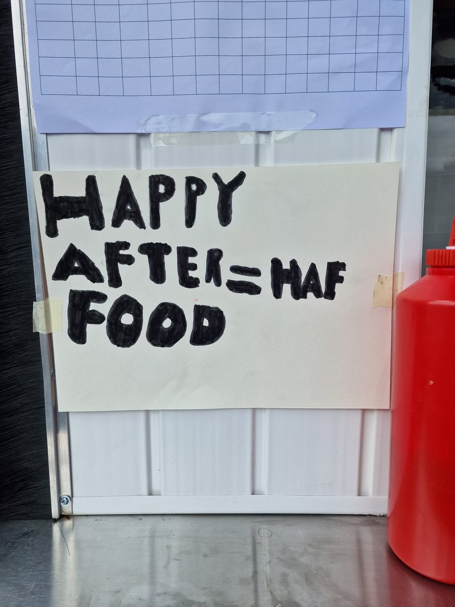 At our last HAF session in Kingsholm one of our regular visitors presented us with this poster - HAF now means 'Happy After Food' - we love this rebrand ! #HAF23 <a href="/GlosCC/">Gloucestershire CC</a> <a href="/GloucesterCity/">Gloucester City Council</a>