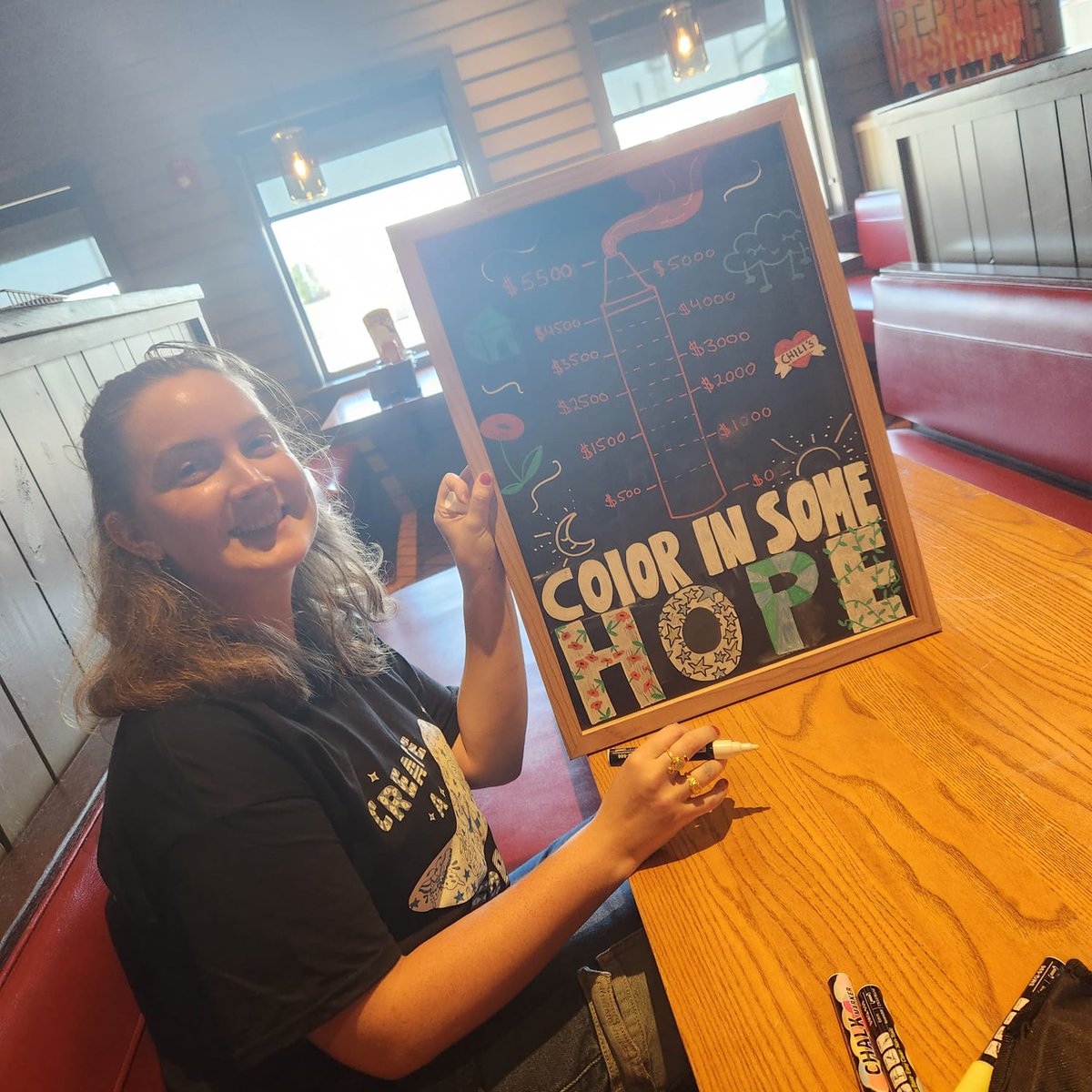 1st day of St. Jude's! 
<a href="/handy_lisbeth/">Lisbeth Handy</a> <a href="/john_dinzeo/">John Dinzeo</a> <a href="/NicholasBPaxton/">Nicholas Paxton</a> <a href="/Chilis/">Chili's Grill & Bar</a> #chilislove