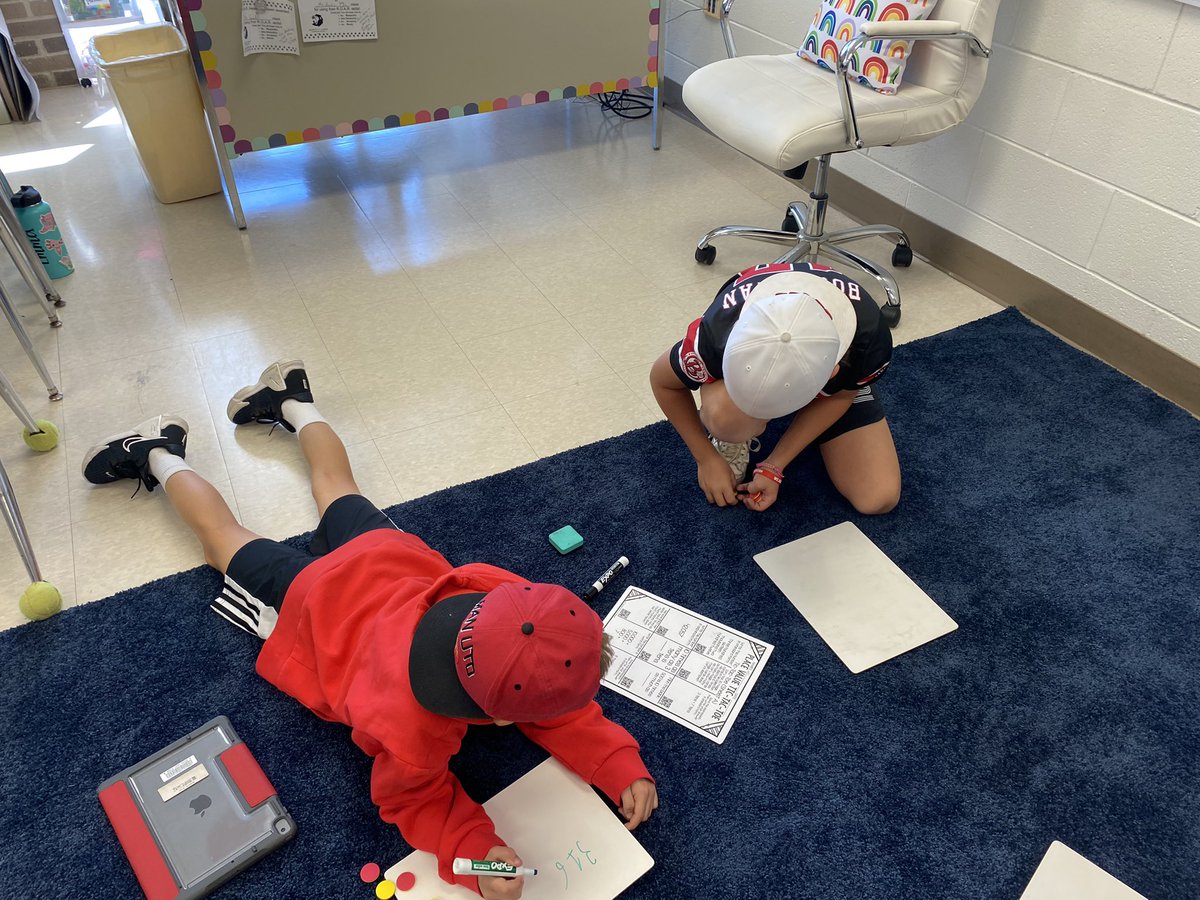 Friday fun = place value practice! <a href="/Lines220/">Arnett C. Lines Elementary</a> <a href="/Lines_Principal/">Dr. Hyllberg</a>