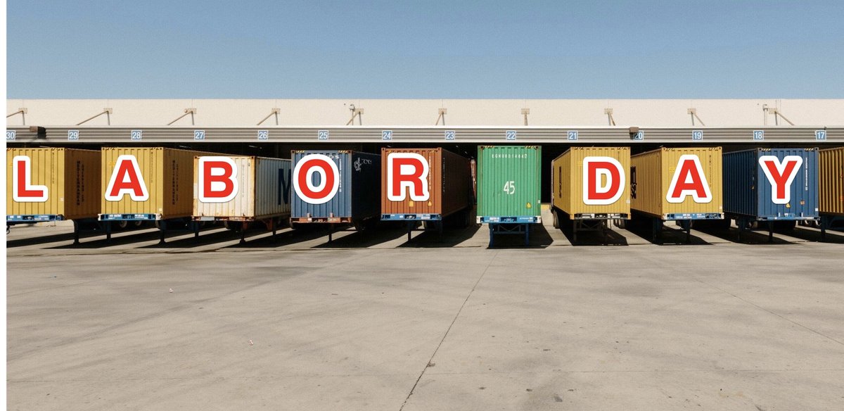 Logiflex_Inc's tweet photo. Happy Labor Day! 🎉🚚 
As we salute the hard work and commitment of the logistics industry, we're grateful for all the professionals who keep the wheels turning. 
Enjoy the day and leave the cargo movement to us! #LaborDay #LogisticsHeroes #houston #drayage https://t.co/WF1cKmv5SS
