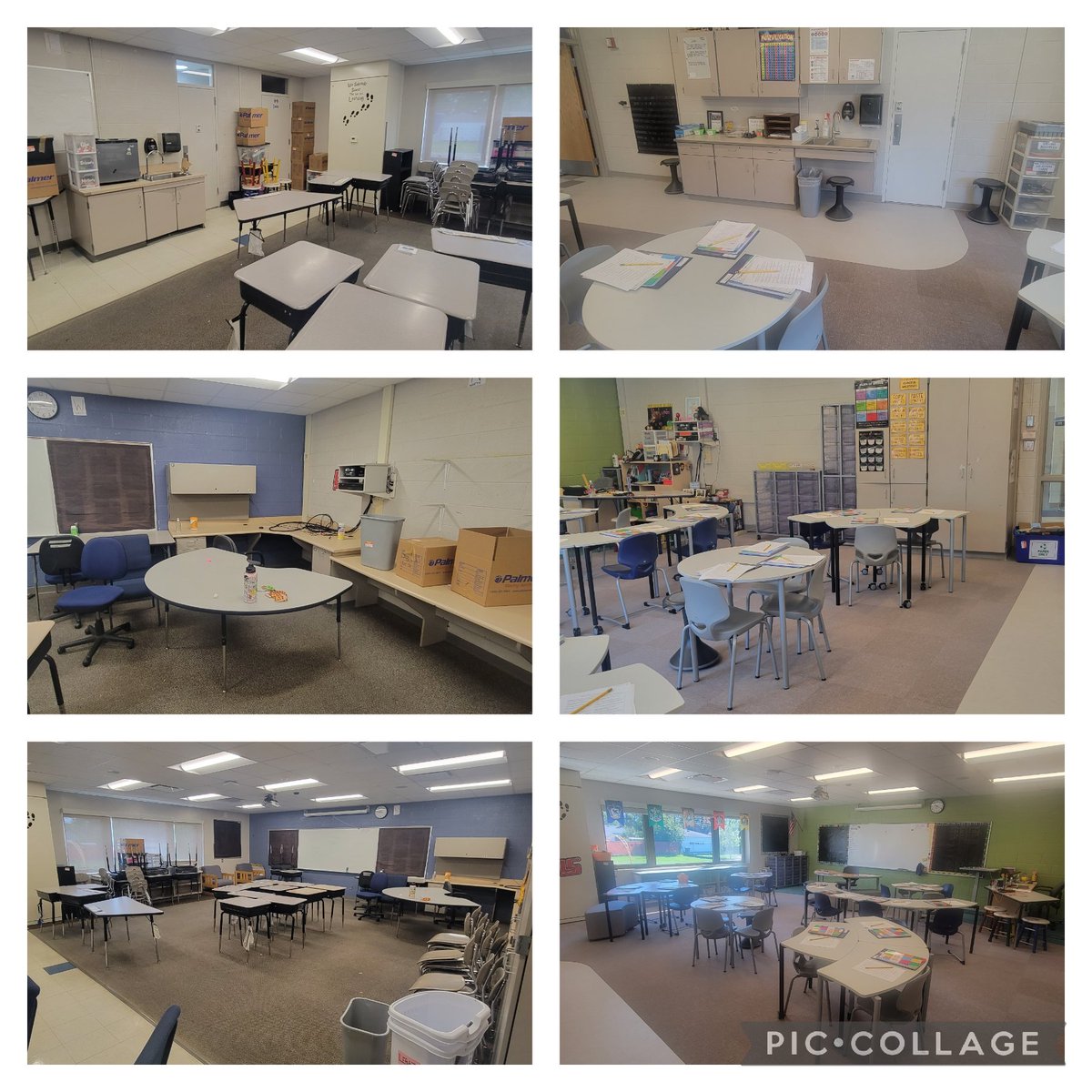 AngelaLegato's tweet image. Ready for a new year, with a whole new setup! #NewSchoolYear #Excited #MyLSPS #MasonicHeights
*left is before, right is after