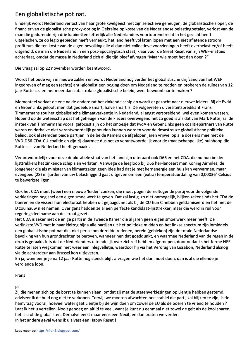 0Frah5's tweet photo. Henri Bontenbal,
de CDA-kruising tussen Lodewijk Asscher en Jesse Klaver of simpelweg een pot nat ?
Ik wens alle CDA'ers een #HappyReset https://t.co/jhKhy3asnT