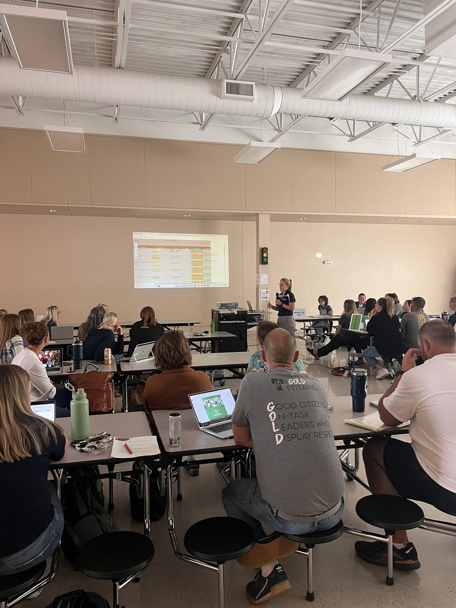 swalder7's tweet image. @jnlowery is presenting to our Tea Area Elementary teachers today about radical alignment and student achievement. #TitanPride #ContinuousImprovement #TitansLearn