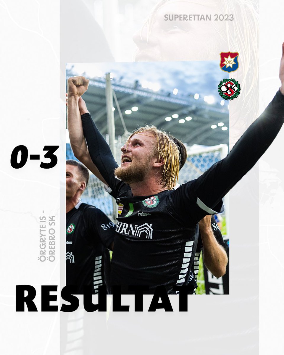 Tre mål - Tre poäng! 🖤🤍

#framåtörebro