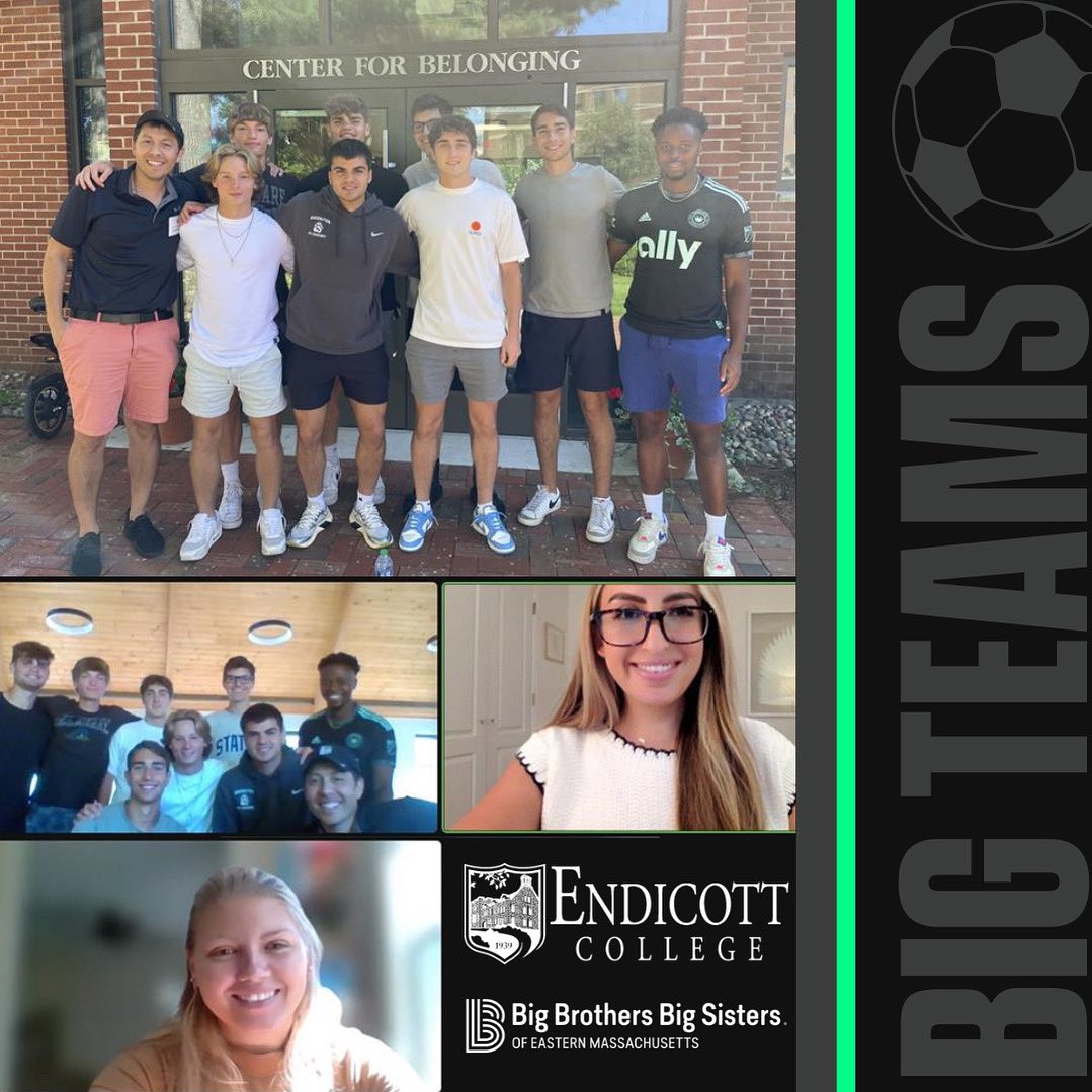 BIG shout out to <a href="/EndicottMSOC/">Endicott Mens Soccer</a> ! 🗣 We secured the W for scoring Endicott’s Men's Soccer team as volunteer mentors! ⚽

Who’s team is next?! emassbigs.org

#Mentor #collegesoccer #Volunteer #EmassBigs #ItTakesLittleToBeBig