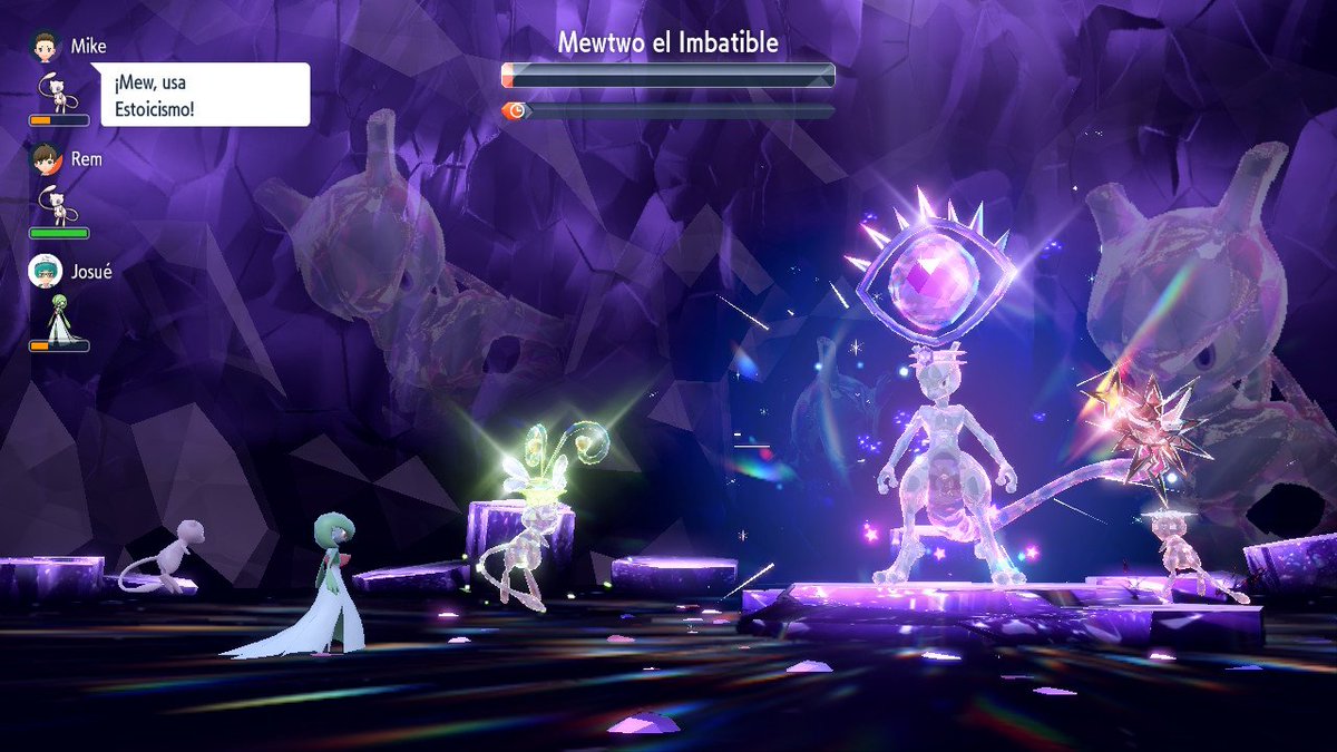 Thank you Mike, Rem, and NPC Josué! ❤️💪
#Mewtwo 
#PokemonScarletViolet