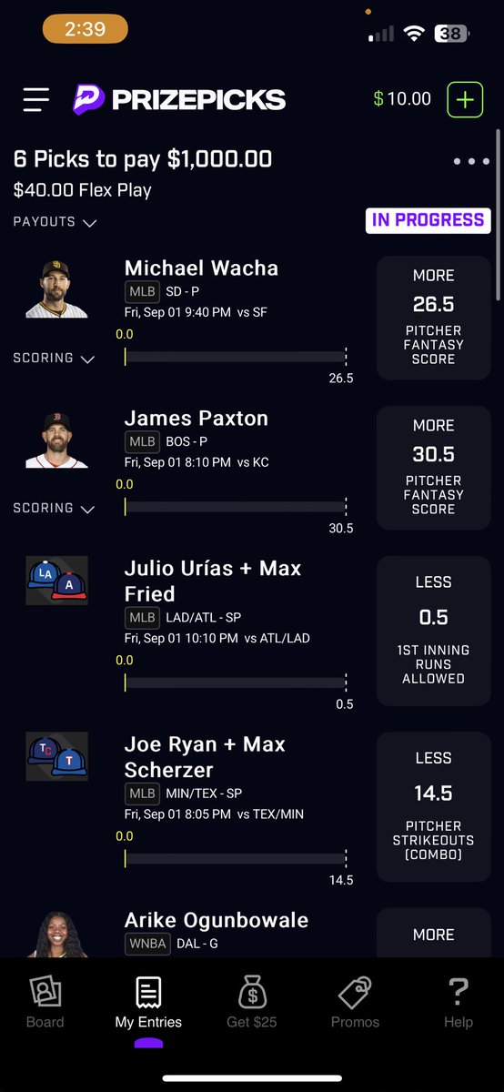 austinn04_'s tweet photo. LIKE & RETWEET. If this goes 6/6 I will be giving $50 to one of my followers! 🔄
#prizepicks #PrizePicks #GamblingX #MLB #flif #sleeper https://t.co/KMQwccBR55