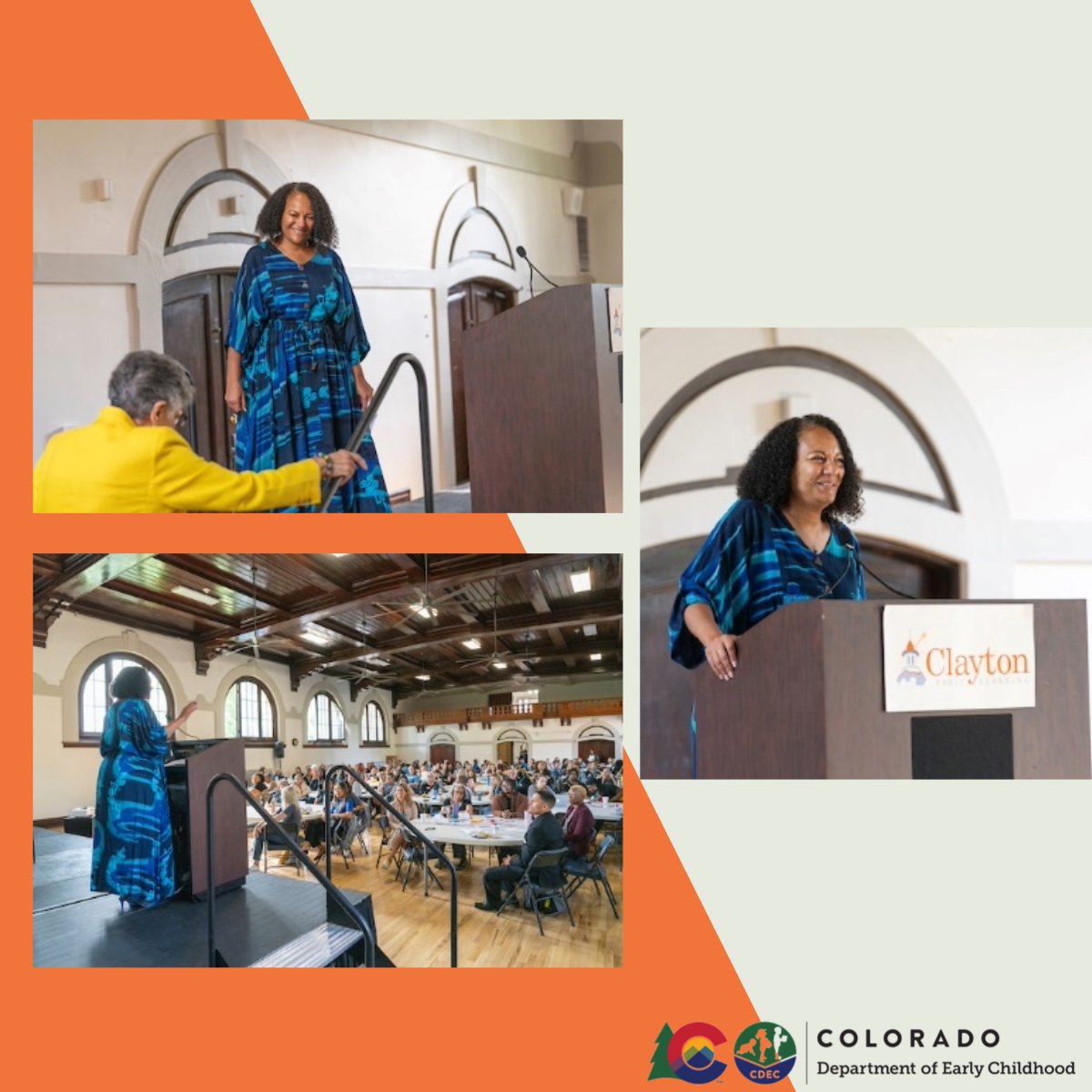 This week CDEC Executive Director Dr. Lisa Roy had the pleasure of introducing Carlotta Walls LaNier, at a panel discussion at Clayton Early Learning in Denver.