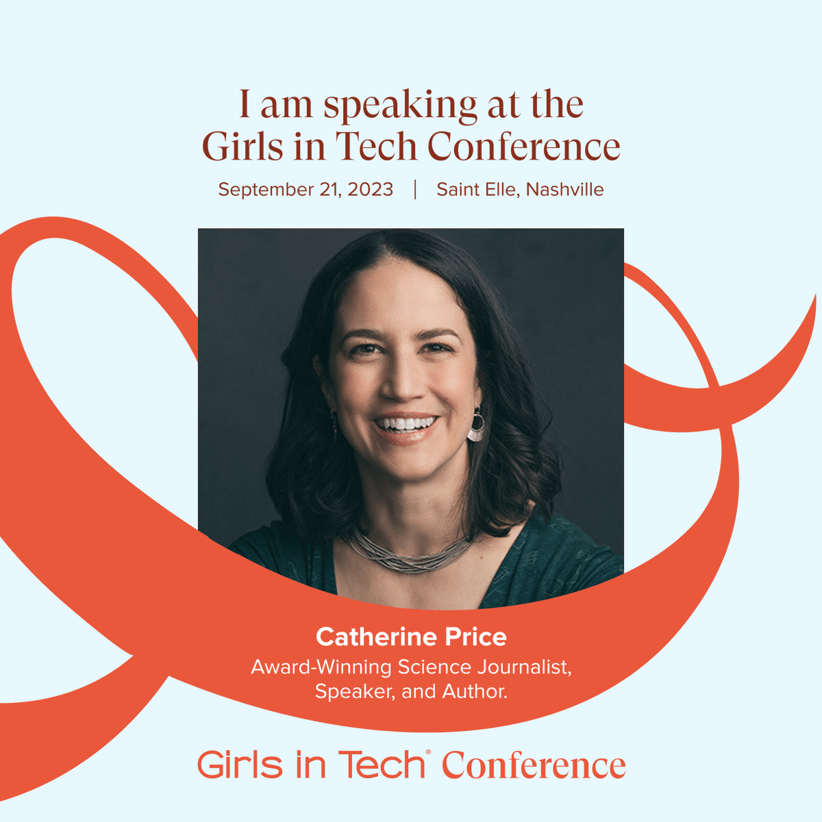 Thrilled to share that I'll be taking the stage at the incredible GirlsinTech Conference in Nashville on September 21st Will you be there to embark on this journey with me? Purchase your tickets today. bit.ly/3D5KTOC #GirlsInTech #NashvilleConference #EmbraceTheFuture