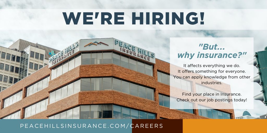 We get it, #insurancejobs don't sound too glamorous. But we're an essential service and there's a role for just about anyone! Check out our careers page for the current opportunities available at #PeaceHills:

peacehillsinsurance.com/careers

#WereHiring #InsuranceCareers