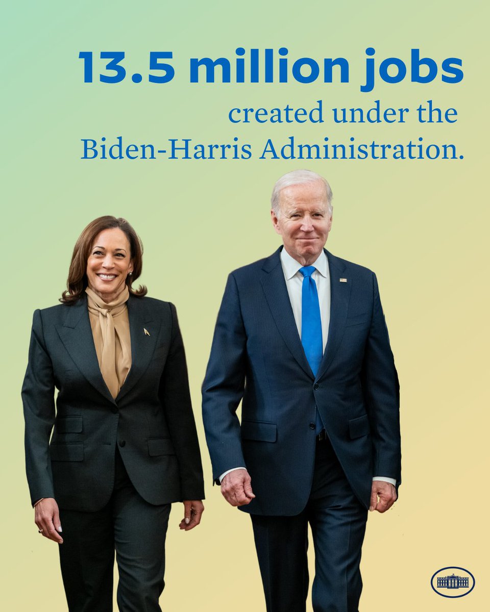 The Biden-Harris Administration has created more jobs in the last 2.5 years than any Administration has in a four-year period. This is Bidenomics — and it’s working.