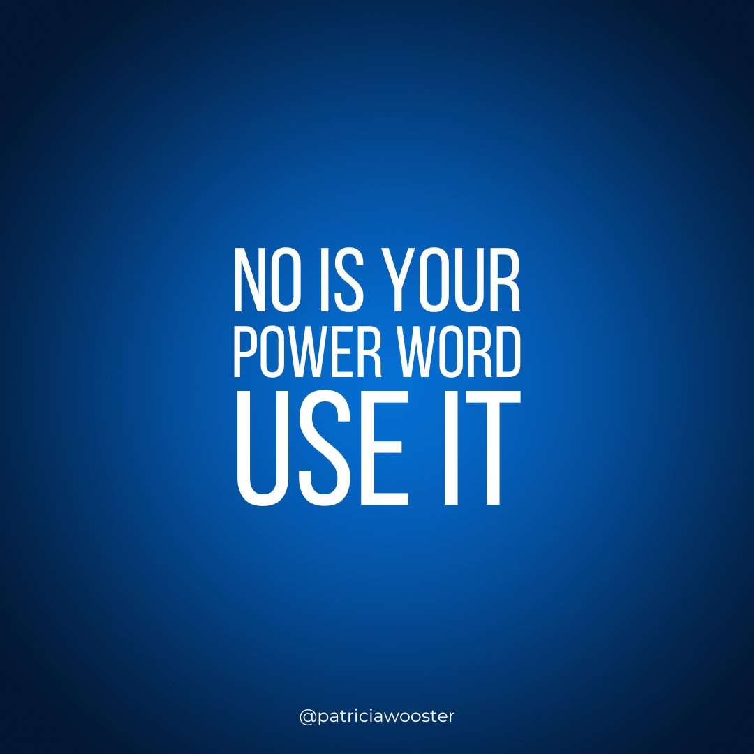 Don't forget the power of the word No. 

Use that power word. It will make life so much simpler. 

#noisasentence #powerword #boundaries #RespectfulBoundaries #BoundariesForSelfCare #EstablishingBoundaries #BoundariesBringBalance #EmpoweredBoundaries #sayno #designinggenius