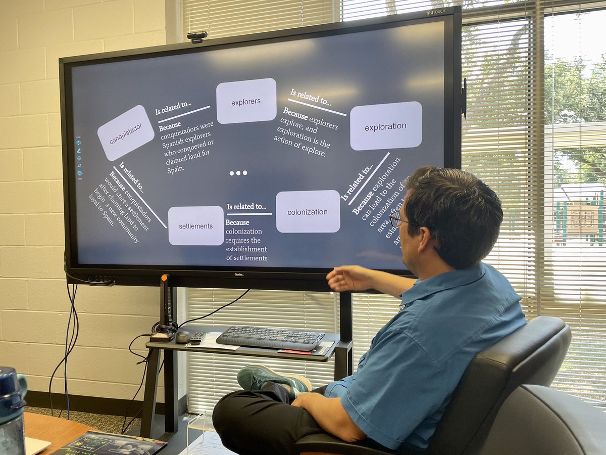 MrsMarsh4th's tweet photo. Learning some great @CFB_Soc_Studies vocabulary strategies today! I can’t wait to try this with my students!! @CFBRainwater @CFBISD @DDerasaugh @nicgreenleaf @susanmachayo https://t.co/JNdyTl1ji2