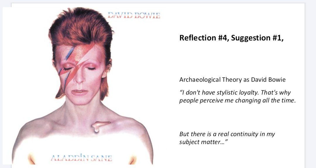 Really thought provoking session @archaeologyEAA 520, excellent discussions + good energy in the room. Channelled the spirit of #Bowie #Archaeology #EAA2023