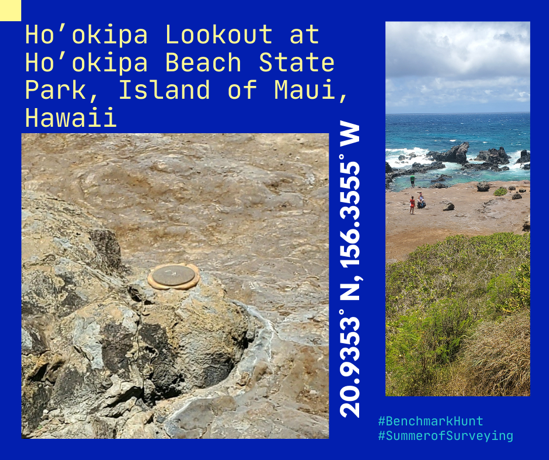 nysapls's tweet image. While the #SummerofSurveying may be coming to an end…the #BenchmarkHunt continues as we countdown to the NOAA deadline for reporting. Check out this benchmark find from Paul Jurkowski at Ho’okipa Beach State Park.