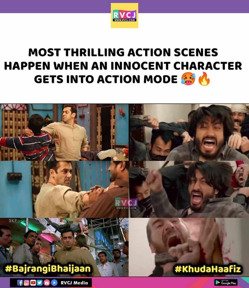 Goosebumps 🔥
#salmankhan #bajrangibhaijaan #vidyutjammwal #khudahaafiz #bollywood #rvcjmovies @BeingSalmanKhan @VidyutJammwal