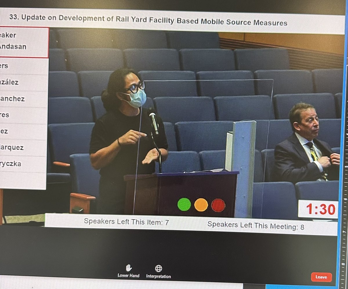 Fernando Gaytan (@amadorreyes6) on Twitter photo Very powerful testimony from Jan Victor Andasan of <a href="/EYCEJ/">EYCEJ</a> calling for #StronRailISR at <a href="/SouthCoastAQMD/">South Coast AQMD</a>, serving tennis doubles references , “you have to have someone watching the ball!” Regulators need to regulate. #wearejusttryingtobreathe @_DelgadoVanessa <a href="/GKracov/">Gideon Kracov</a> Very powerful testimony from Jan Victor Andasan of <a href="/EYCEJ/">EYCEJ</a> calling for #StronRailISR at <a href="/SouthCoastAQMD/">South Coast AQMD</a>, serving tennis doubles references , “you have to have someone watching the ball!” Regulators need to regulate. #wearejusttryingtobreathe @_DelgadoVanessa <a href="/GKracov/">Gideon Kracov</a>