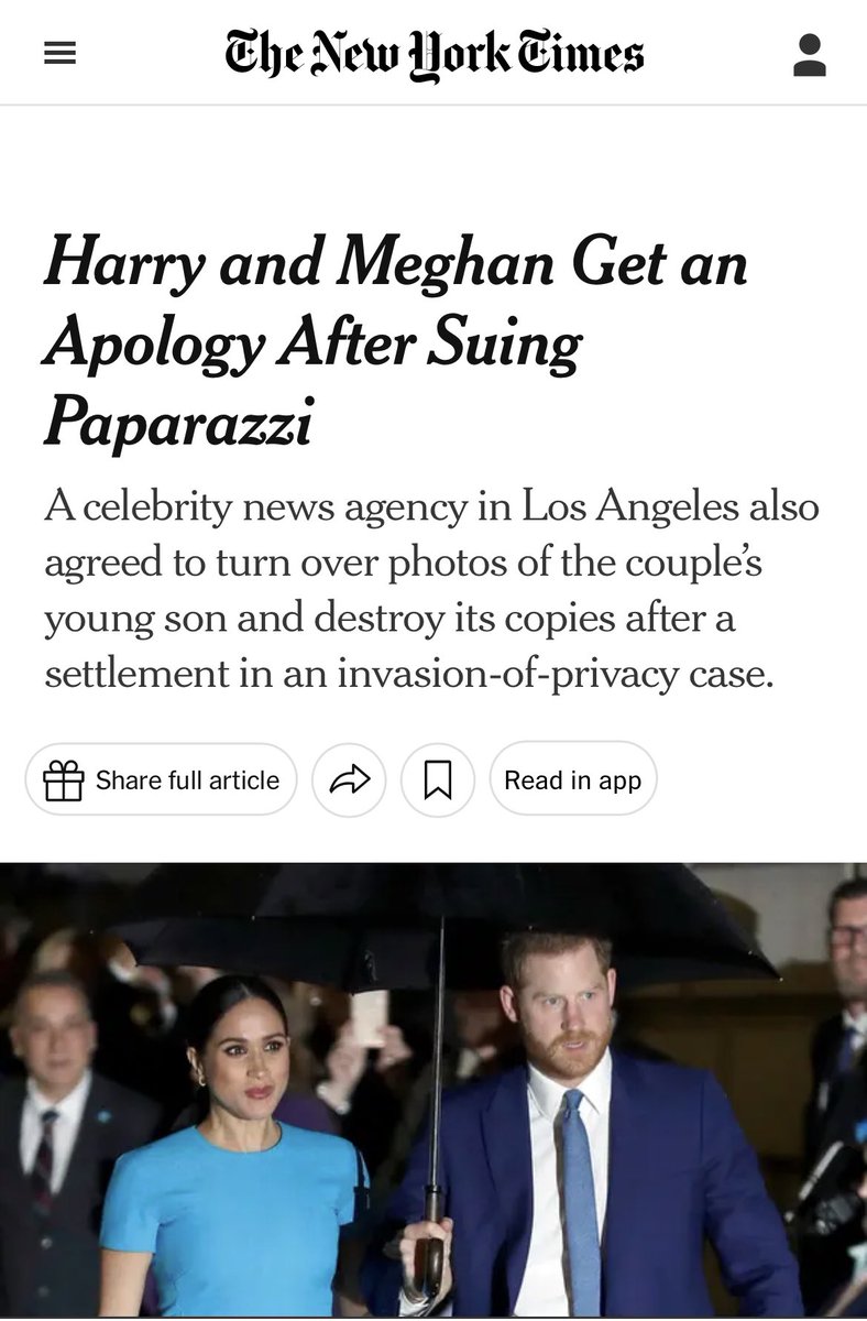 RestingDollface's tweet photo. Who did #GwenHarrison SUE for โInvasion of #Privacyโ over pictures of Archie in a PUBLIC Park walk? #SplashNews
Why not #Backgrid when Backgrid sold the photo too? Why are these two hikersโ faces blurred? Whereโs the security? Was a DEAL made for a CUT w/ Backgrid only? https://t.co/f7SVOJqSiw