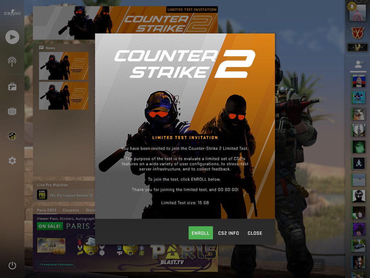 FanStaaffCS's tweet photo. Did everyone just get CS2?!?! https://t.co/GA7QgXM344