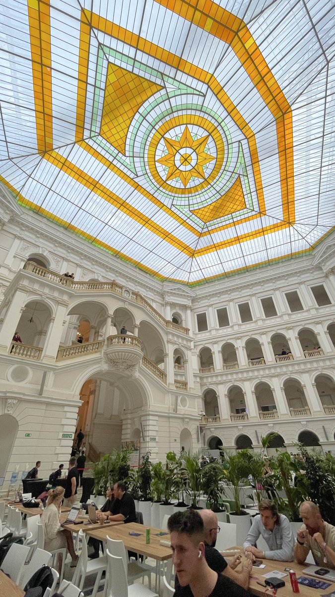 Arrived today <a href="/ETHWarsaw/">ETHWarsaw 🧜‍♀️🇵🇱</a> . The venue is looking siiiick🔥