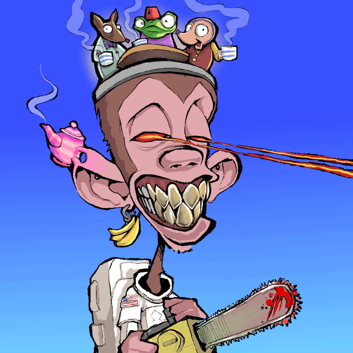 heartistartist_'s tweet image. You know I had to support my brother, @Joshua_Squashua and his project @Squashuaverse. This man is an inspiration to many, and a testament to what we can accomplish if we work hard.🫀

Love my new Wavy Ape &amp;amp; am proud to be part of the Wavy Ape Vibe Empire!🦧 #kreate #getsquashed