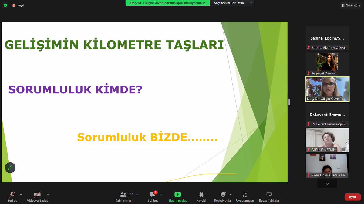 “Gelişimin Kilometre Taşları” <a href="/SodimerTr/">SODİMER</a> <a href="/drleventeraslan/">Prof.Dr.Levent Eraslan</a>