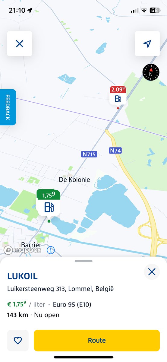 thomasbriet's tweet photo. Dit verschil is 3 km 🥲🥲

En in Den Haag lijkt het ze een prima plan om daar nog eens 21 cent bij op te gooien. Het failliet van een land. 

#benzineprijzen #inflatie #denhaag #compensatie https://t.co/K7VNsjXQyr