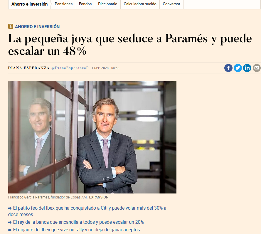 iparatx's tweet photo. "A herradura azul le gusta Aceros Anacott"
@CobasFunds @GrupoElecnor $ENO #Elecnor #Parames https://t.co/bex2IMSlM1