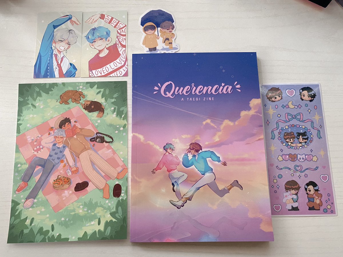 very exciting mail came today !! <a href="/taegizines/">Querencia: a Taegi Zine 🌸 COMPLETED 💫</a>