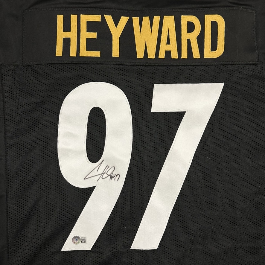 If Cam Heyward gets a sack AND the Steelers beat the 49ers on Sunday, we'll give a Cam Heyward autographed jersey to someone who reposts this post and follows us!