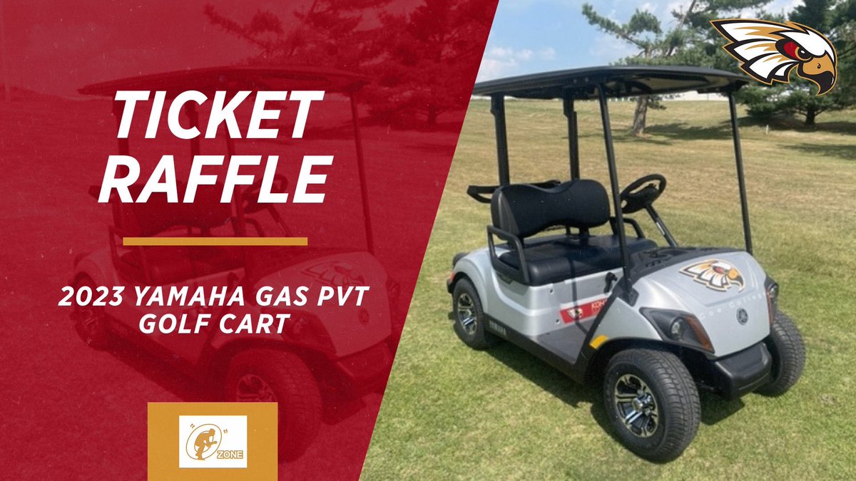 Not many raffle tickets are left! 🎟️

Make sure to get your ticket now for a chance to win this awesome golf cart from Lincolnway Custom Golf Cars!
