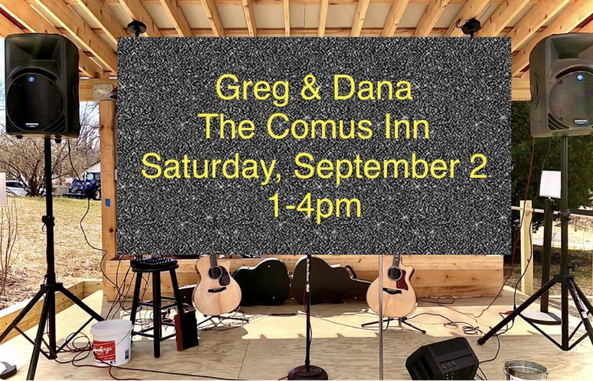 Dana Tofig (@dtofig) on Twitter photo Wanna hear some good music and enjoy a beautiful day on Saturday? Join me and <a href="/GSEdmundson/">Greg Edmundson</a> at @thecomusinn, 1-4 pm, for an eclectic set of tunes in a great setting! Wanna hear some good music and enjoy a beautiful day on Saturday? Join me and <a href="/GSEdmundson/">Greg Edmundson</a> at @thecomusinn, 1-4 pm, for an eclectic set of tunes in a great setting!