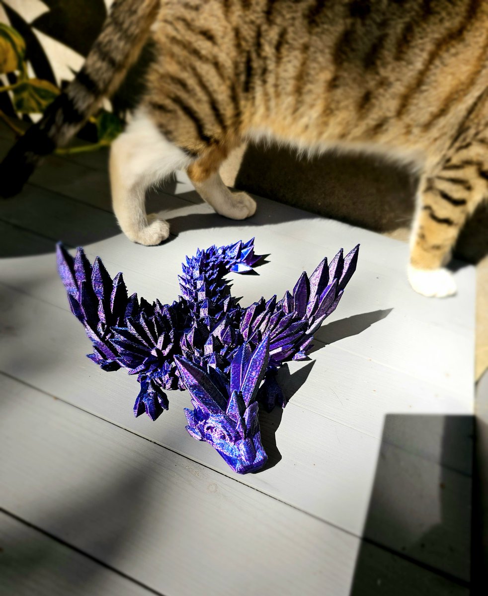 3D printed articulated dragon 🐉