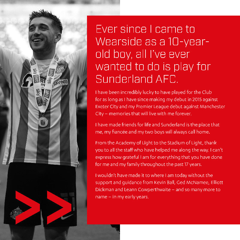 SunderlandAFC's tweet photo. ❤️ A message from the heart... 

#SAFC | @LyndenGooch