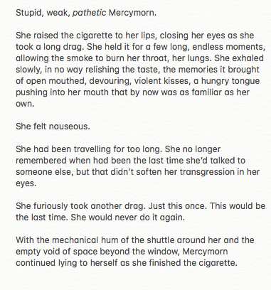 eirienind's tweet image. This is right up my alley! #Mercymorn #TLTMicroFics