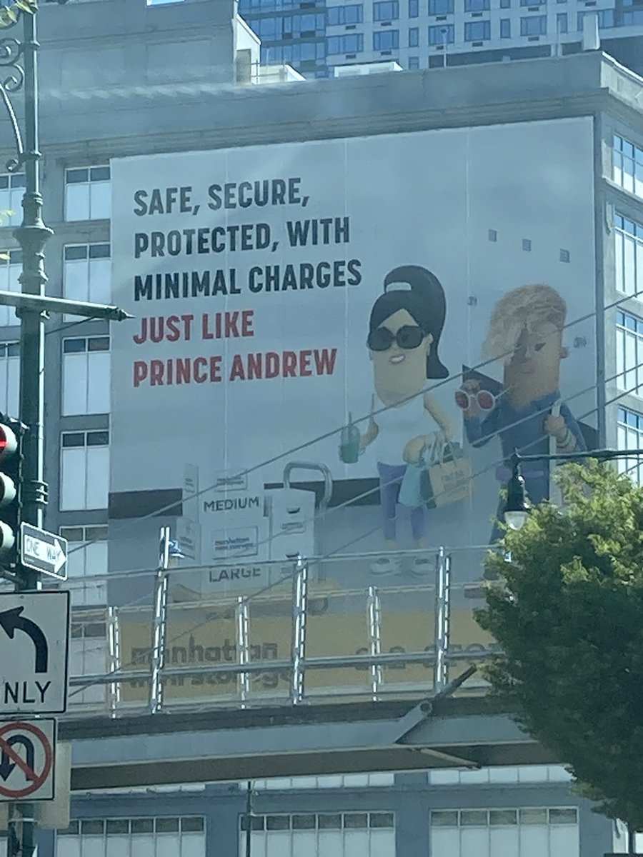 Storage company ad in Manhattan
