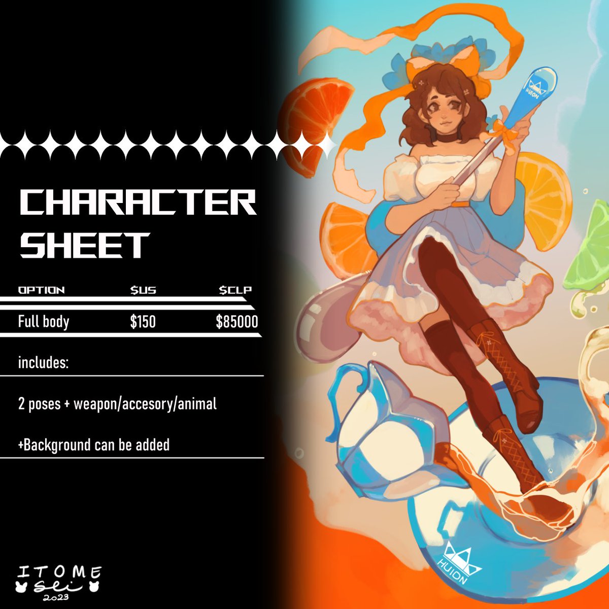ItomeSei's tweet image. 🪷C0MMISSION OPEN!! 🪷
5 Slots
Feel free to check and DM me if you are interested.
RTs are appreciated!! 🐯🪷
More info: itomesei.carrd.co or ko-fi.com/itomesei