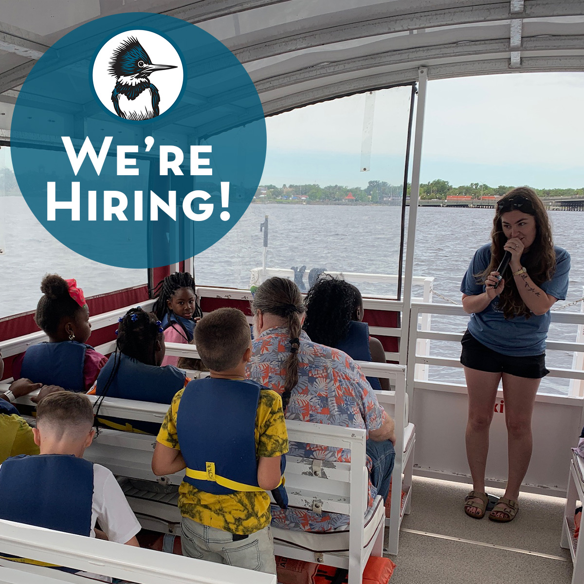 SJRiverkeeper's tweet photo. RT and tag your educator friends who love the #StJohnsRiver! We are currently hiring an Education Director. This position has the opportunity to create hands-on, impactful ways of teaching the next generation to be stewards of our river. Apply today! https://t.co/MGfriLvmpK https://t.co/0bLA4iAyuy