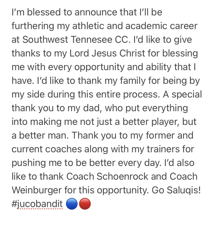 Committed. <a href="/SWTenn_BSB/">Southwest Tennessee Baseball</a> <a href="/CoachEScho/">Erik Schoenrock</a> <a href="/ATY_BALLERS/">ATY Baseball Club</a> <a href="/bcrebsbaseball/">BC Rebels Baseball</a> <a href="/ATY2024/">At The Yard Baseball Club 2024</a> @PBRKentucky <a href="/JamieTessoff/">JT18</a>