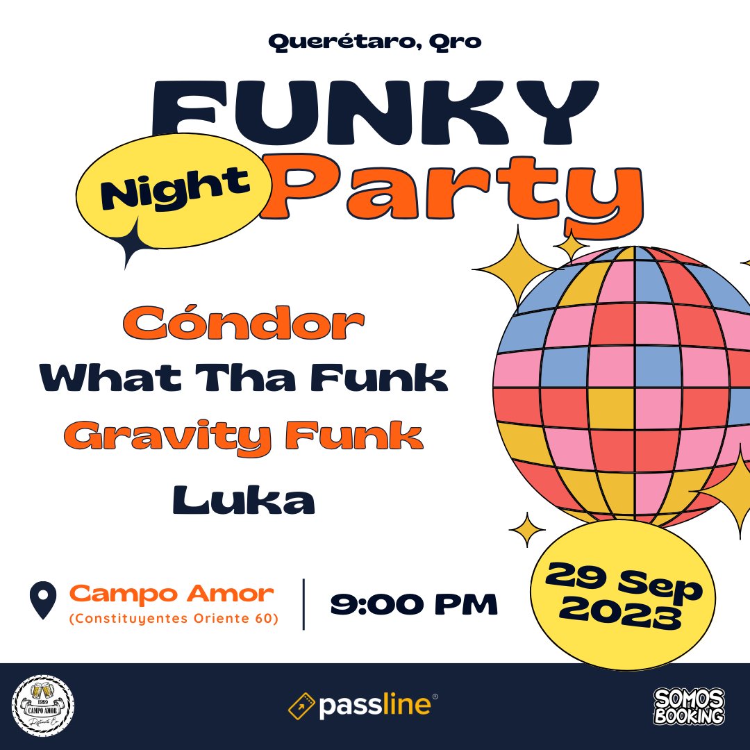 CondorMusica's tweet photo. Querétaro ahí les vamos! Puro funky fresco pa mover la bota! https://t.co/LVDlrtLmBF