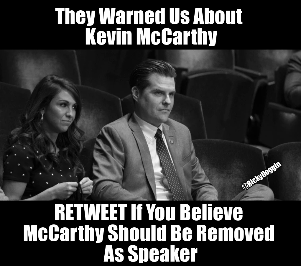 Kevin McCarthy Has Let Us Down