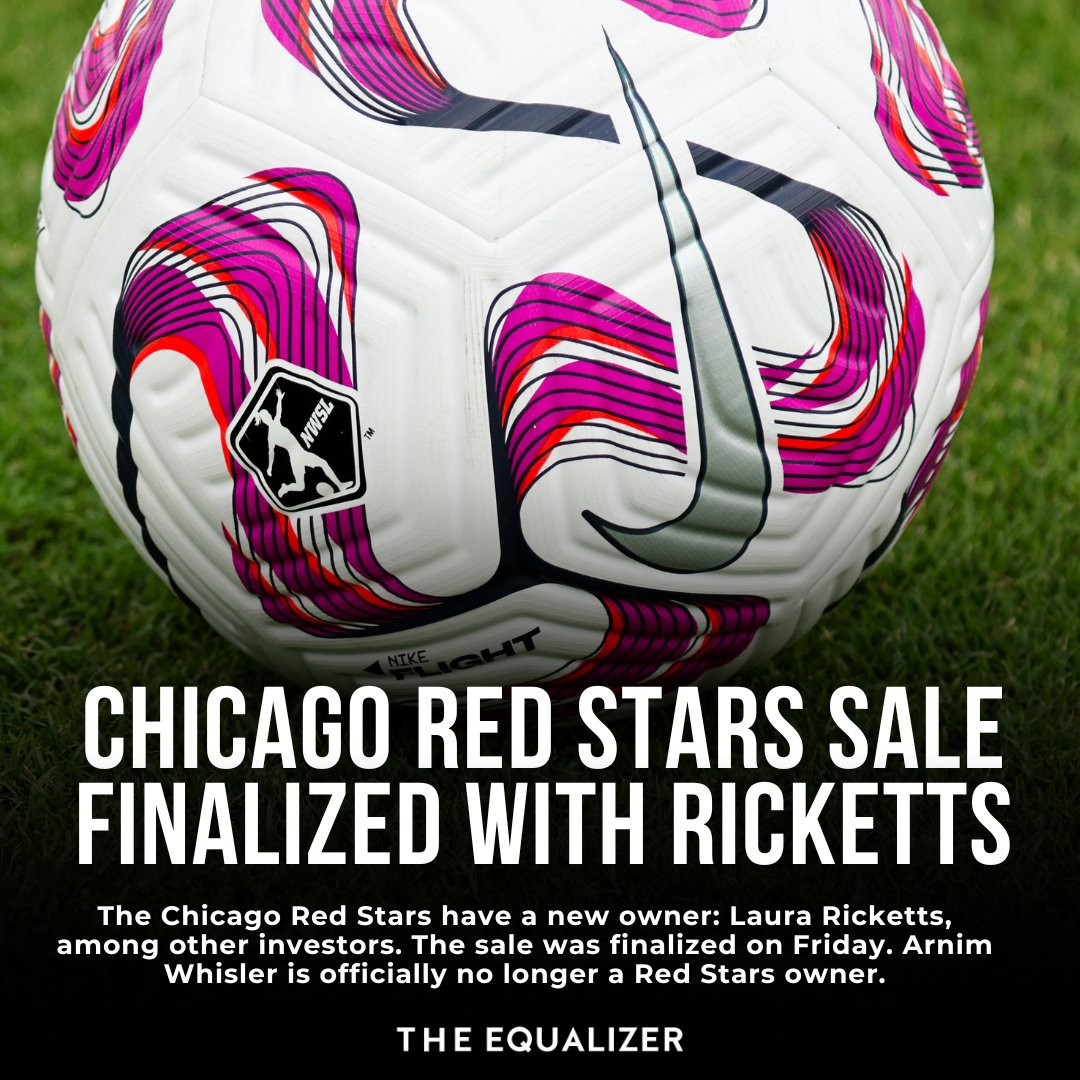 🚨 BREAKING #NWSL News 🚨

The Chicago Red Stars have officially been sold to Laura Ricketts, co-owner of the Chicago Cubs. The grand total of the sale was $60 million.