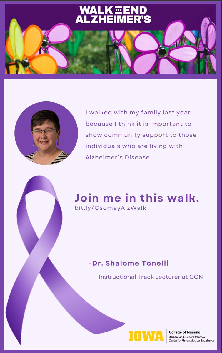 Dr. Shalome Tonelli walks to show community support. 🙌🙌🙌

Just a few days left to join her and the rest of the Csomay Center team at the Walk to End Alzheimer's. Will we see you there?

bit.ly/CsomayAlzWalk

#walktoendalzheimers #walktoendalz #BrainHealth

<a href="/alzassociation/">Alzheimer's Association</a>