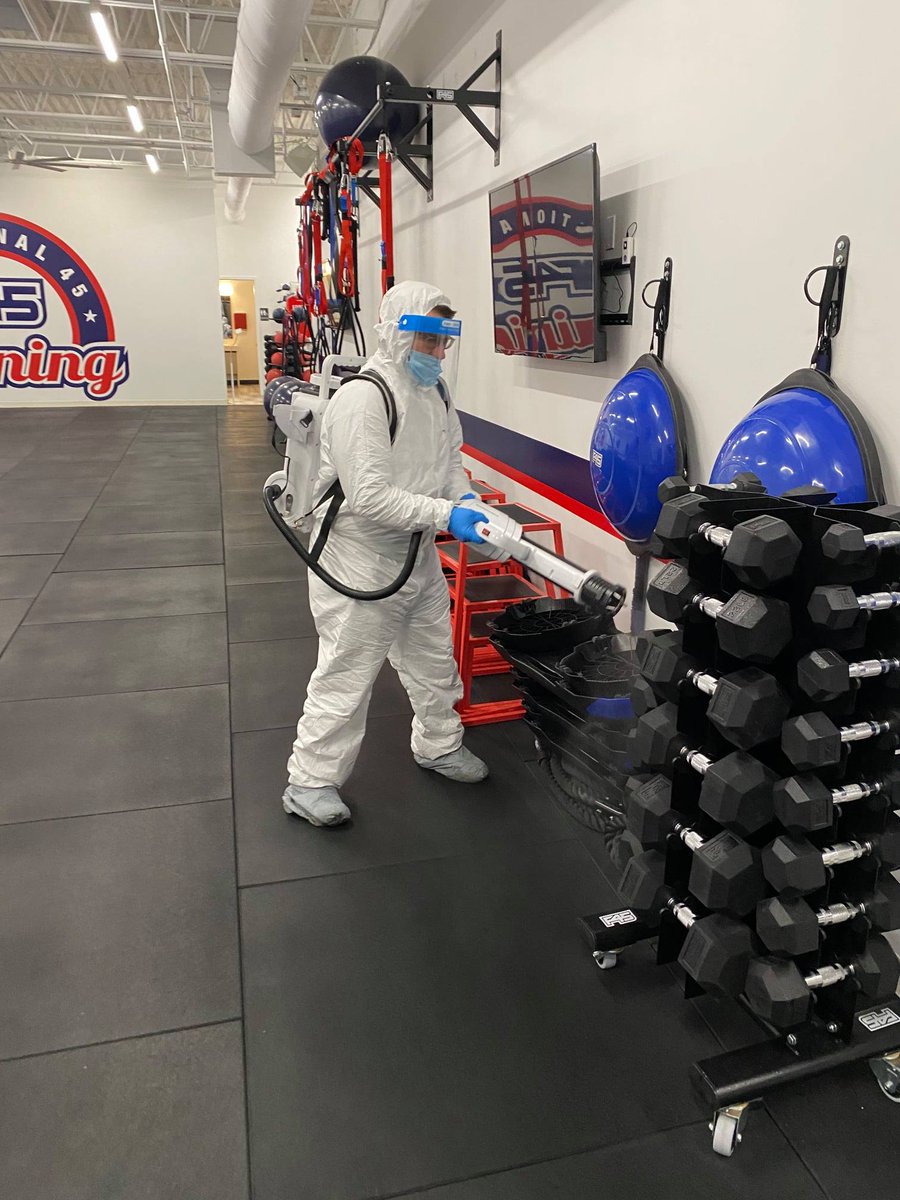 ComCleanmd's tweet image. Commercial Cleaning offers Baltimore area businesses professional electrostatic disinfecting services as well as more conventional cleaning solutions. What's best for you? Contact us to learn more. 

#commercialcleaningservices #clean #cleaning