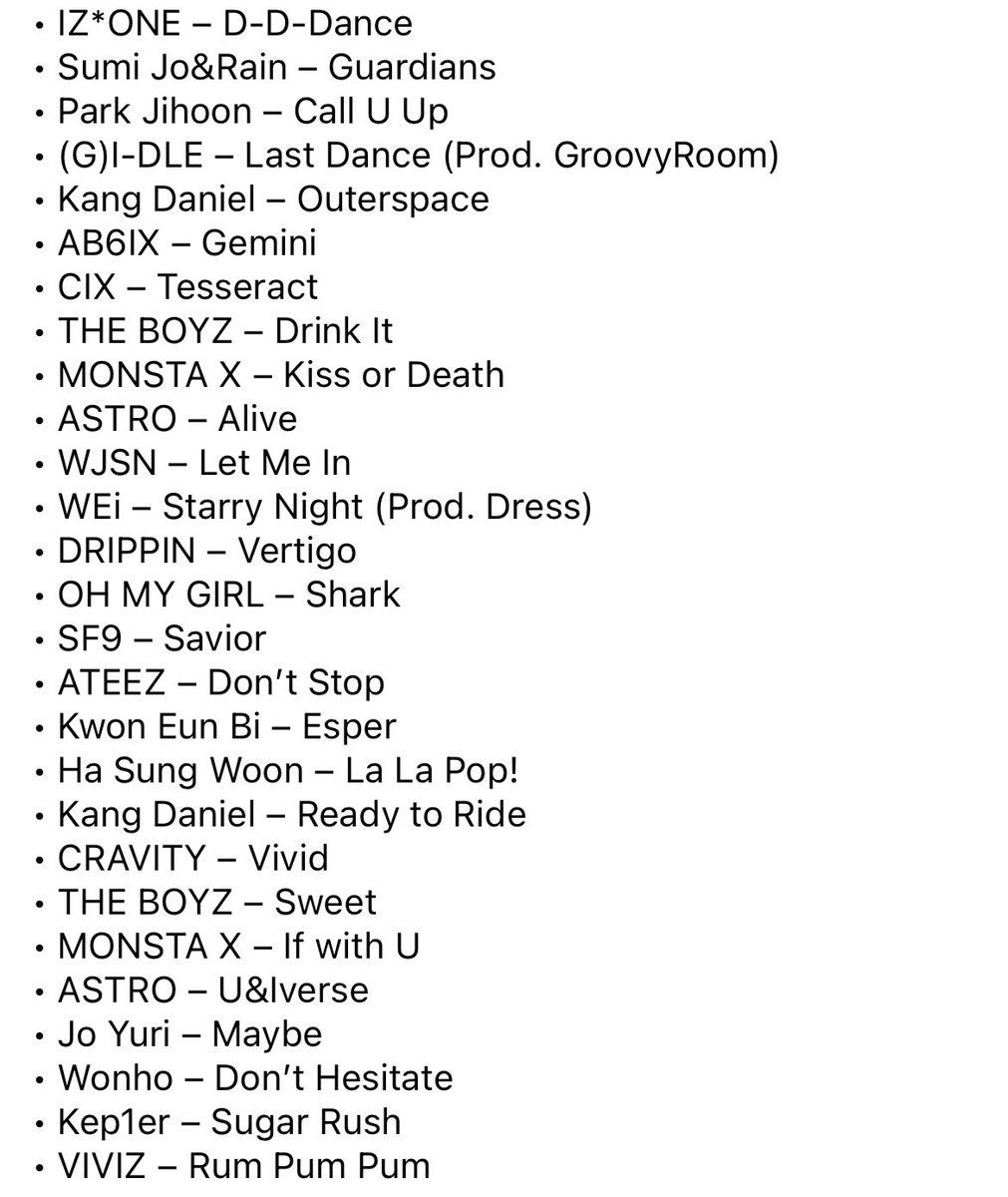 alielle's tweet photo. All songs that have been taken down fro Spotify and Apple music due to Universe no longer existing 🥲

(Interestingly they still seem to be available on MelOn) https://t.co/1I0u98UL4c