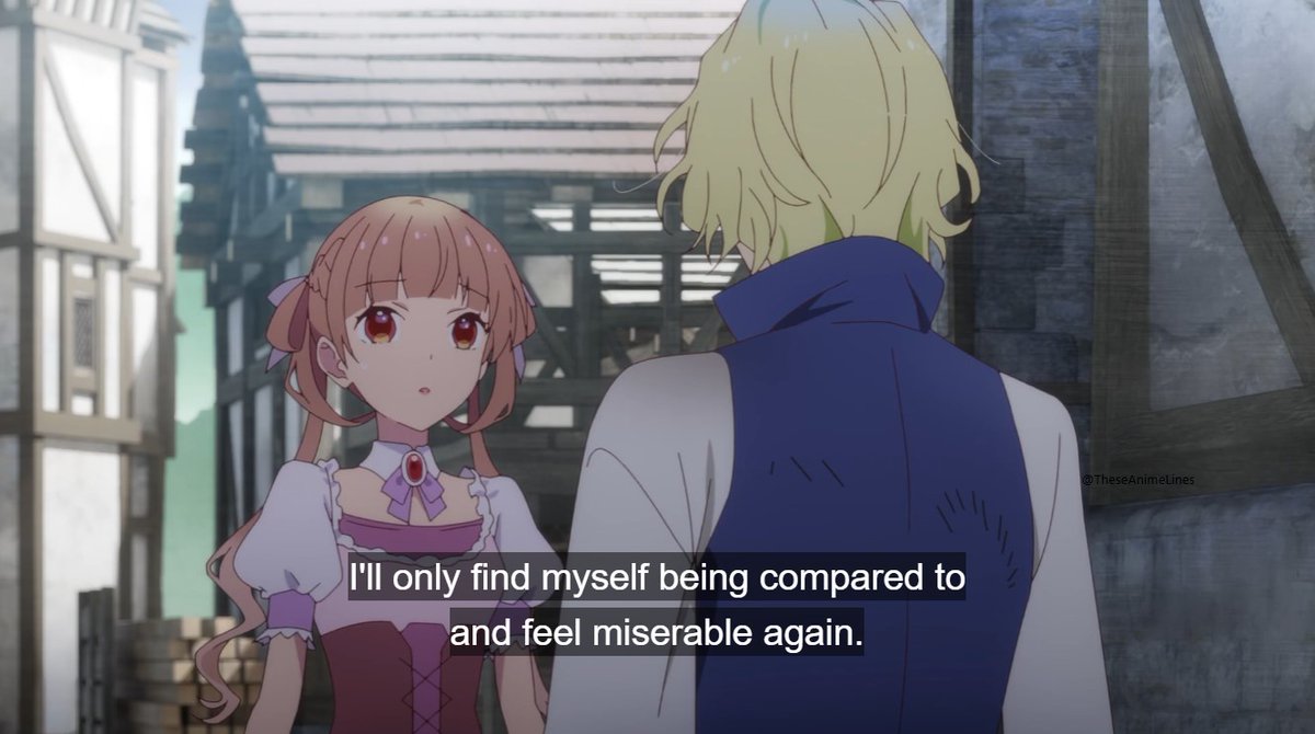 I can't go back there. Radcliffe Workshop has Keith. I'll only  find myself being compared to and feel miserable again.
~ Anders Jonas || Sugar Apple Fairy Tale

#Anime #AnimeQuotes #Quotes #QuotesDaily #AniTwt #SuagrAppleFairyTale #Jonas #Compare #Miserable #LowSelfEsteem