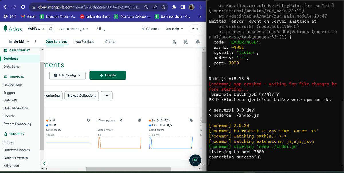 AditiSingh1503's tweet image. Day 50 of #100DaysOfCode! 
💻 Just linked MongoDB 📊 to my project 🚀.  #MongoDB #CodingWin #Flutter #flutterdev 💪🔗