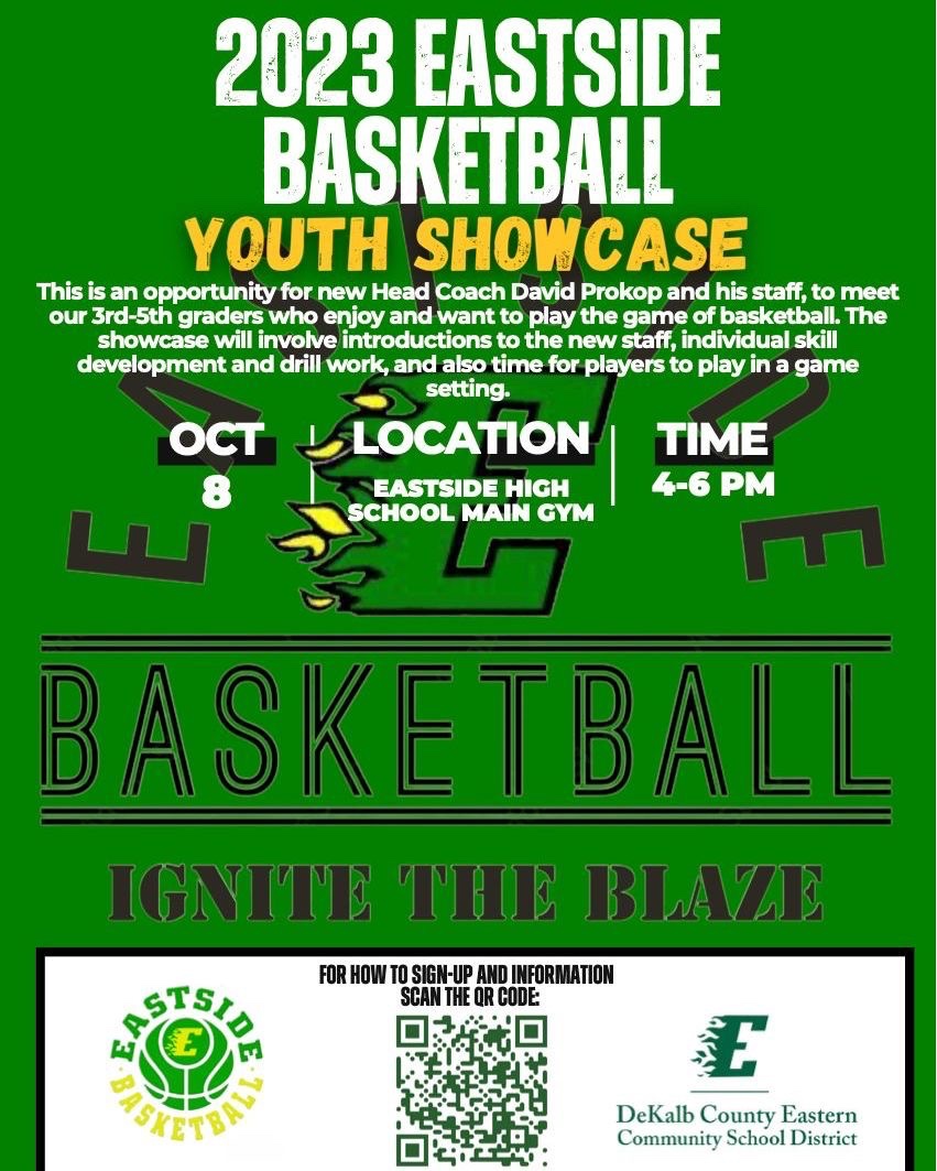 BYLBobcat's tweet photo. Take advantage of this opportunity as the Eastside Boys Basketball Program looks to help Blazers of the future!!!! Signups are going on now! https://t.co/GRrfipRGJI